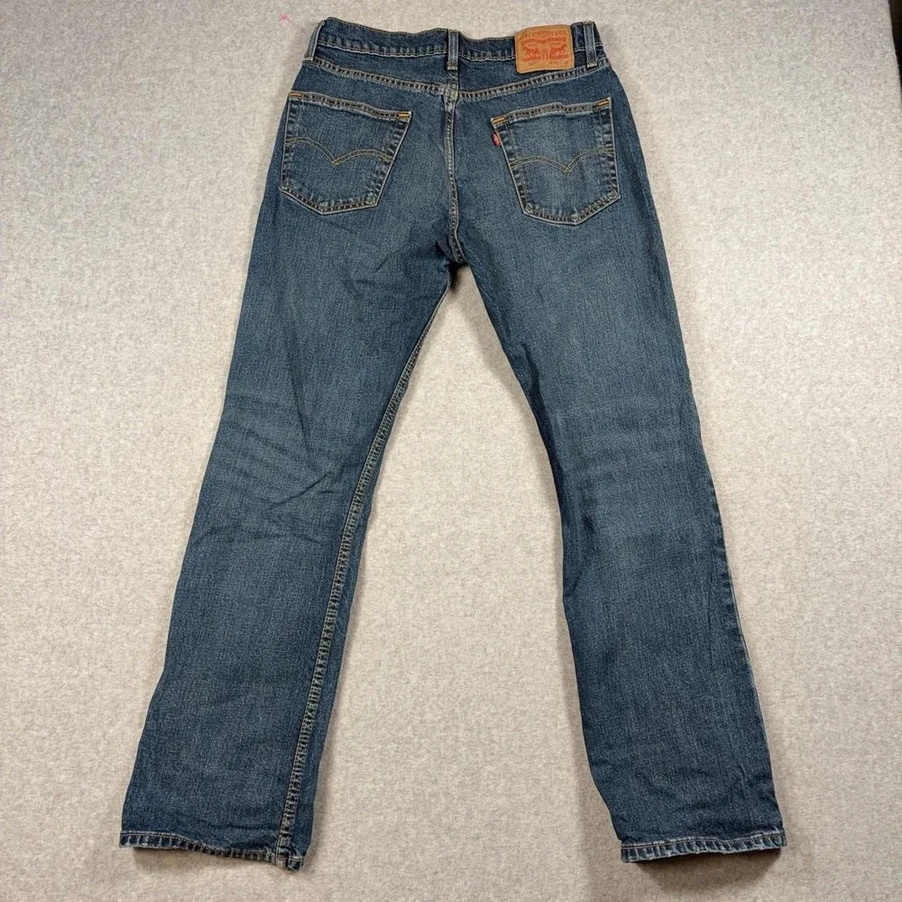 Levis 527 Jeans Mens 32x31 Blue Bootcut Medium Wash Denim WaterLess Pants